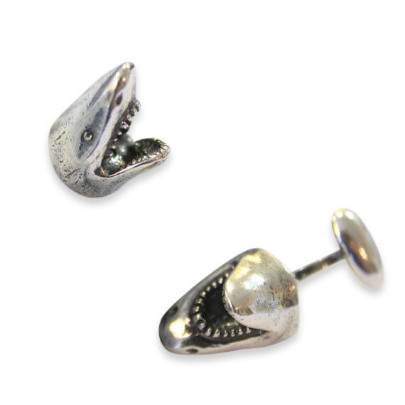 Great White Shark Head Cufflinks