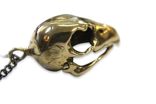 Hawk Skull Necklace