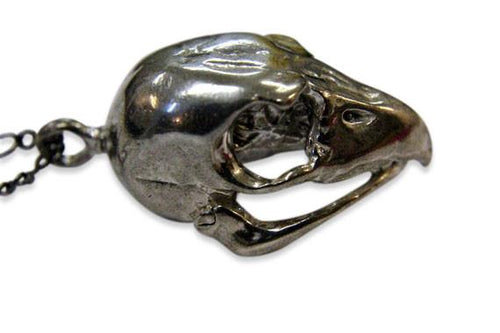 Hawk Skull Necklace