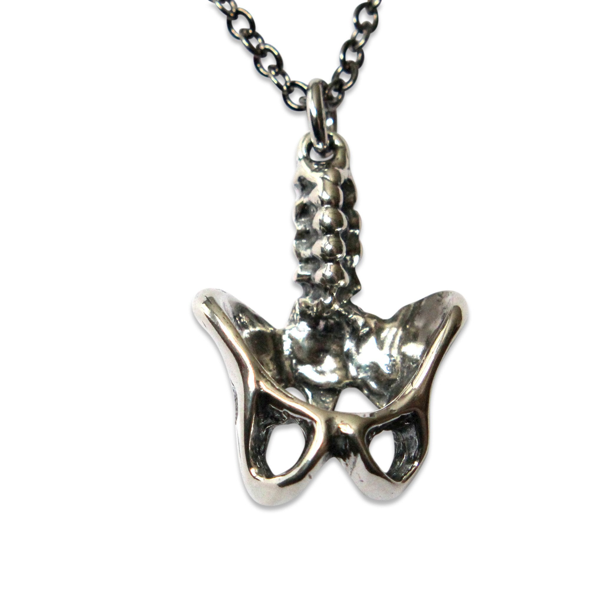 Human Pelvis Necklace