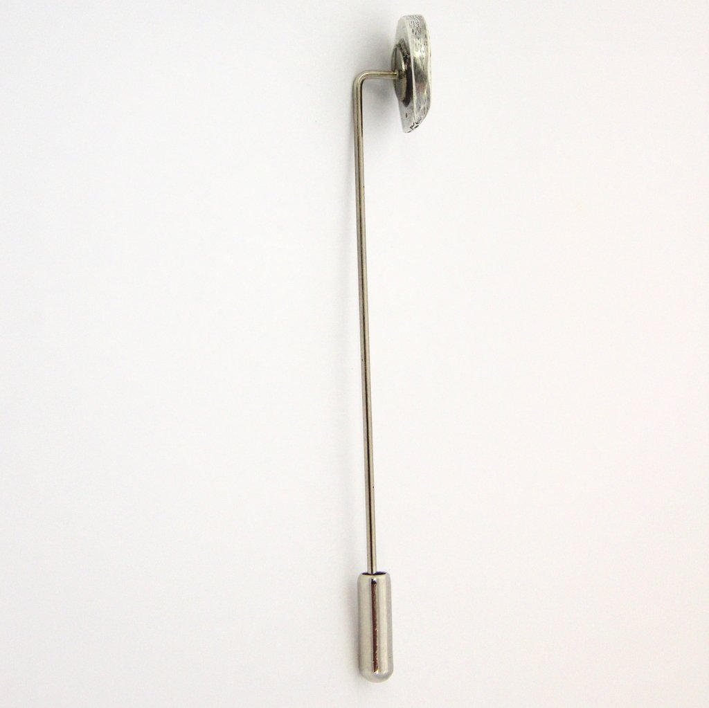 Silver Horse Hoof Ascot Stickpin Sterling Stick Pin Tie Pin Equesrtrian Lapel Pin