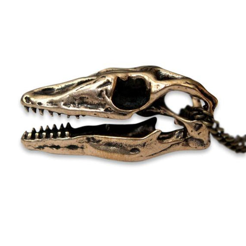 Komodo Dragon Skull Necklace