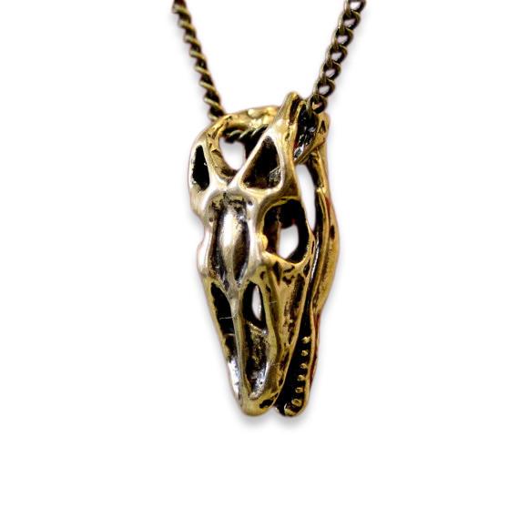 Komodo Dragon Skull Necklace