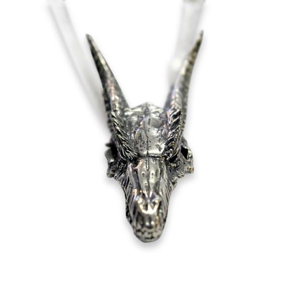 Dragon Skull Pendant Necklace