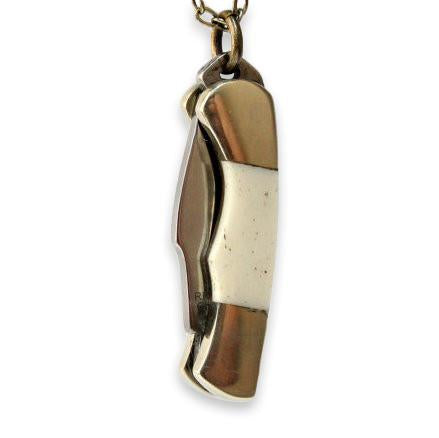 Miniature Pocket Knife Necklace