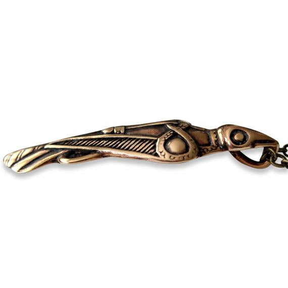 Ancient Odin's Raven Viking Necklace