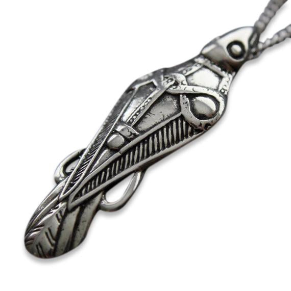 Ancient Odin's Raven Viking Necklace