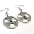 Radioactive Symbol Trefoil Earrings