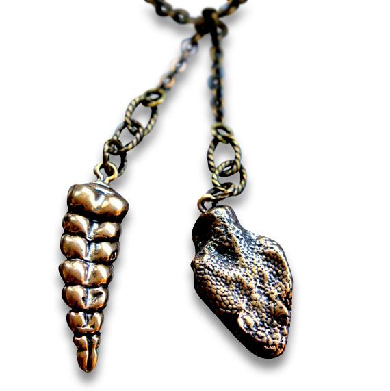 Snake Lariat Necklace - Primal Elegance