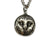 Sterling Silver Barn Owl Pendant Necklace