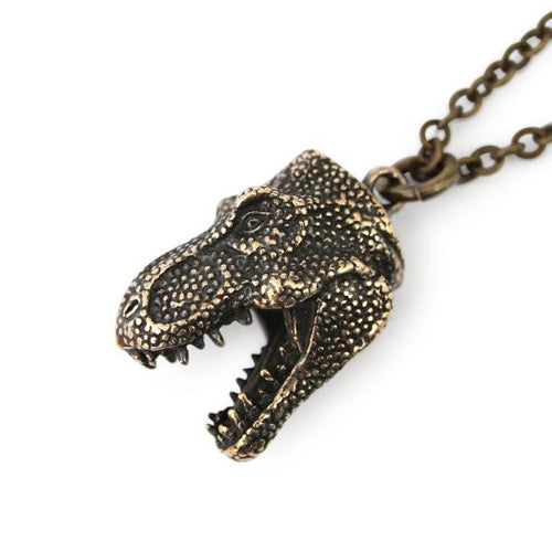 Tyrannosaurus Rex Head Pendant Necklace