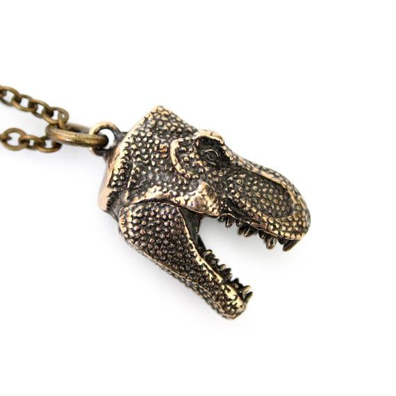 Tyrannosaurus Rex Head Pendant Necklace