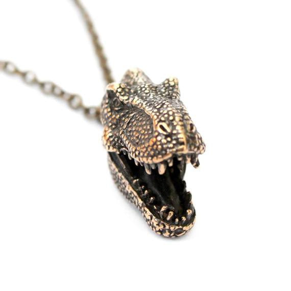 Tyrannosaurus Rex Head Pendant Necklace