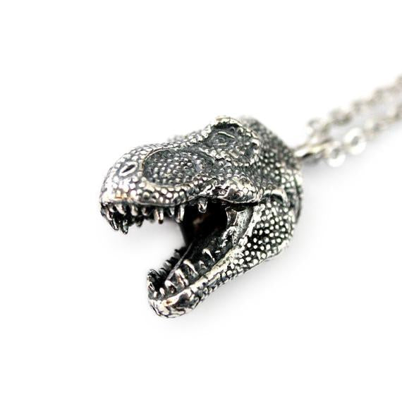Tyrannosaurus Rex Head Pendant Necklace