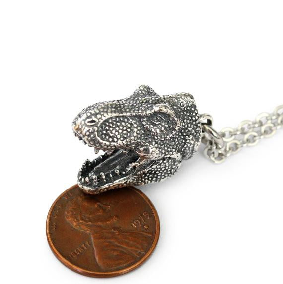 Tyrannosaurus Rex Head Pendant Necklace