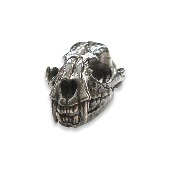 Wildcat Skull Pendant Necklace