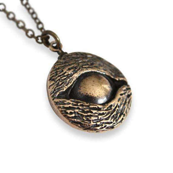 Wolf Eye Pendant Necklace
