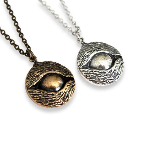 Wolf Eye Pendant Necklace