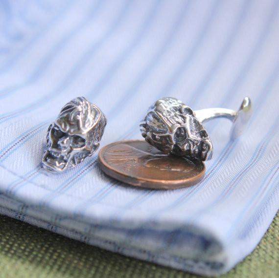 Zombie Head Cufflinks