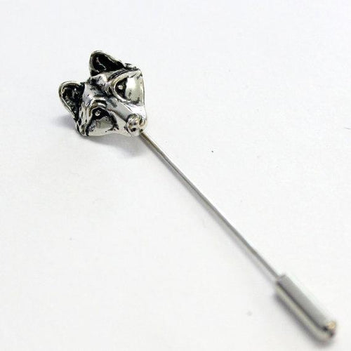Wolf Face Ascot Stickpin