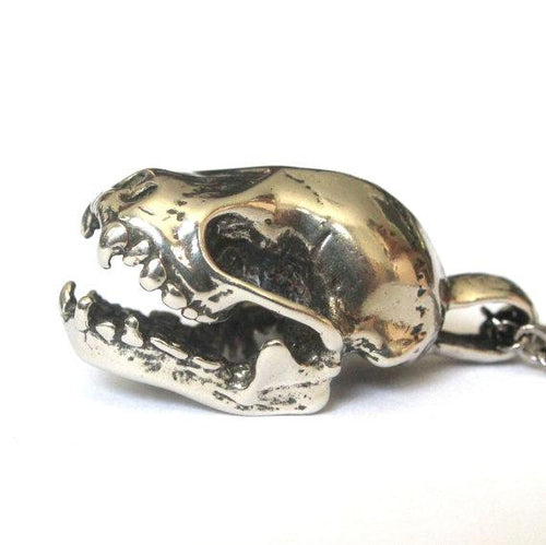 3D Bat Skull Pendant  Life Size - Moon Raven Designs