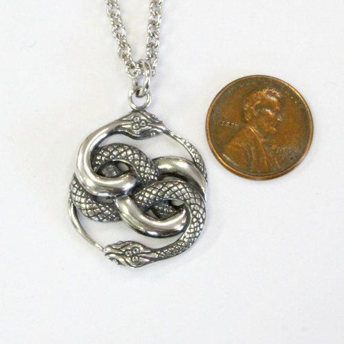 AURYN Necklace Sterling Silver AURYN Pendant Necklace Neverending Story AURYN Jewelry