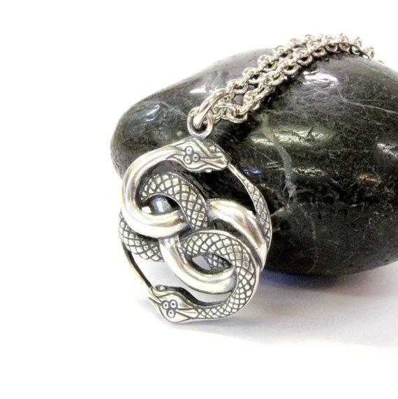 AURYN Necklace Sterling Silver AURYN Pendant Necklace Neverending Story AURYN Jewelry