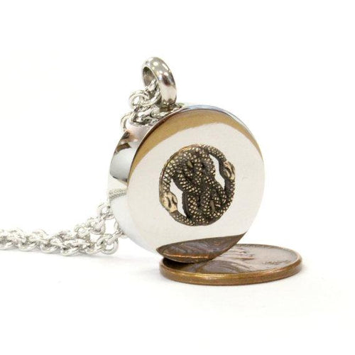 Bronze AURYN Cremation Urn Pendant - Custom Engraving Available