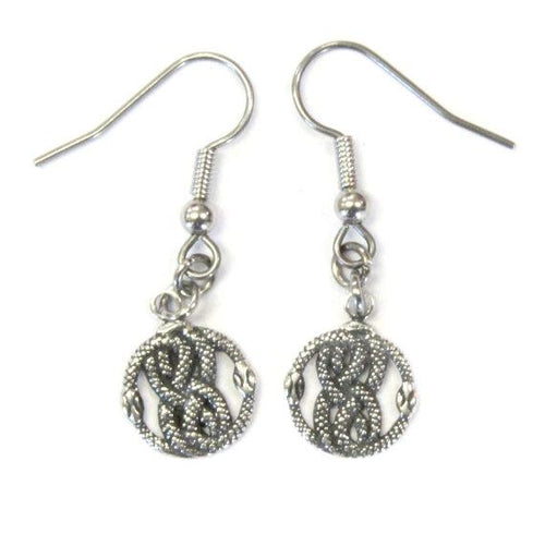 Tiny AURYN Earrings in Solid Sterling Silver Neverending Story