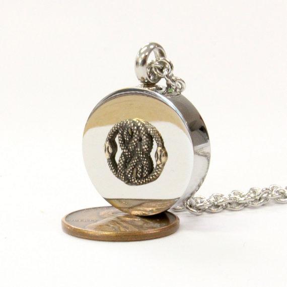 Bronze AURYN Cremation Urn Pendant - Custom Engraving Available