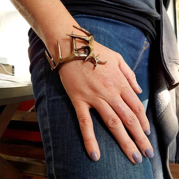 Stag Antler Cuff Bracelet
