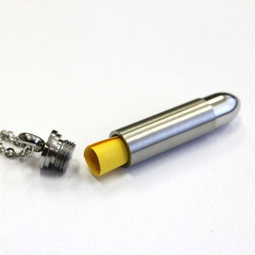 Secret Love Note Bullet Necklace