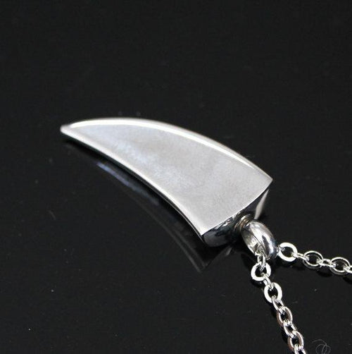 Wolf Tooth Necklace Urn Cremation Pendant