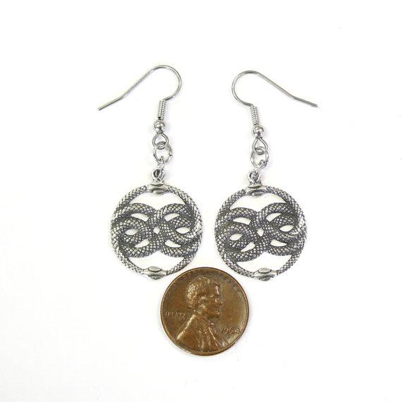 AURYN Earrings in Solid Sterling Silver AURYN Neverending Story AURYN Jewelry