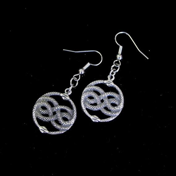 AURYN Earrings in Solid Sterling Silver AURYN Neverending Story AURYN Jewelry