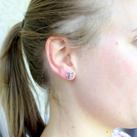 Octopus Stud Earrings