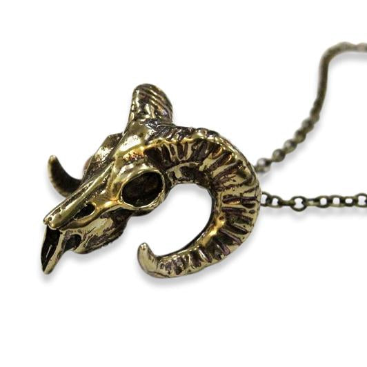 Ram Skull Necklace