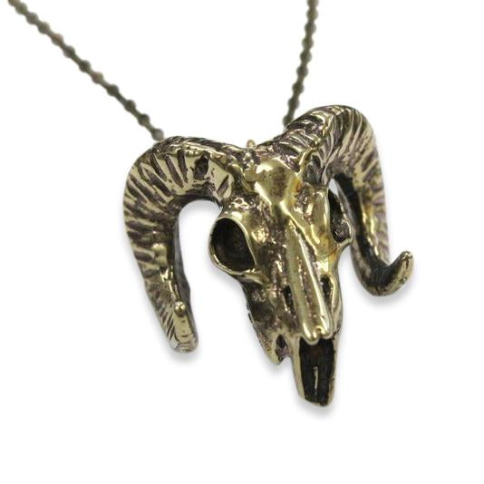 Ram Skull Necklace