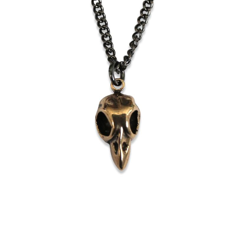 Tiny Baby Bird Skull Necklace
