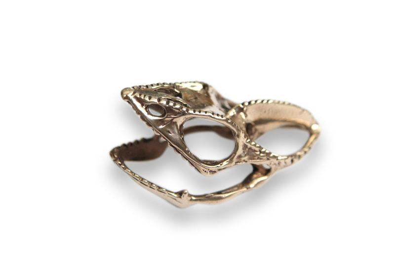 Chameleon Lizard Skull Adjustable