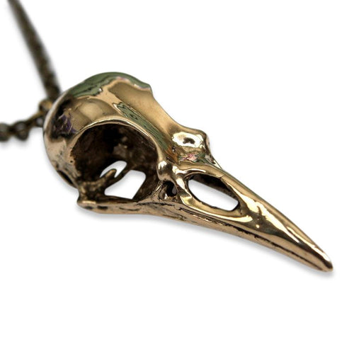 Raven Skull Necklace