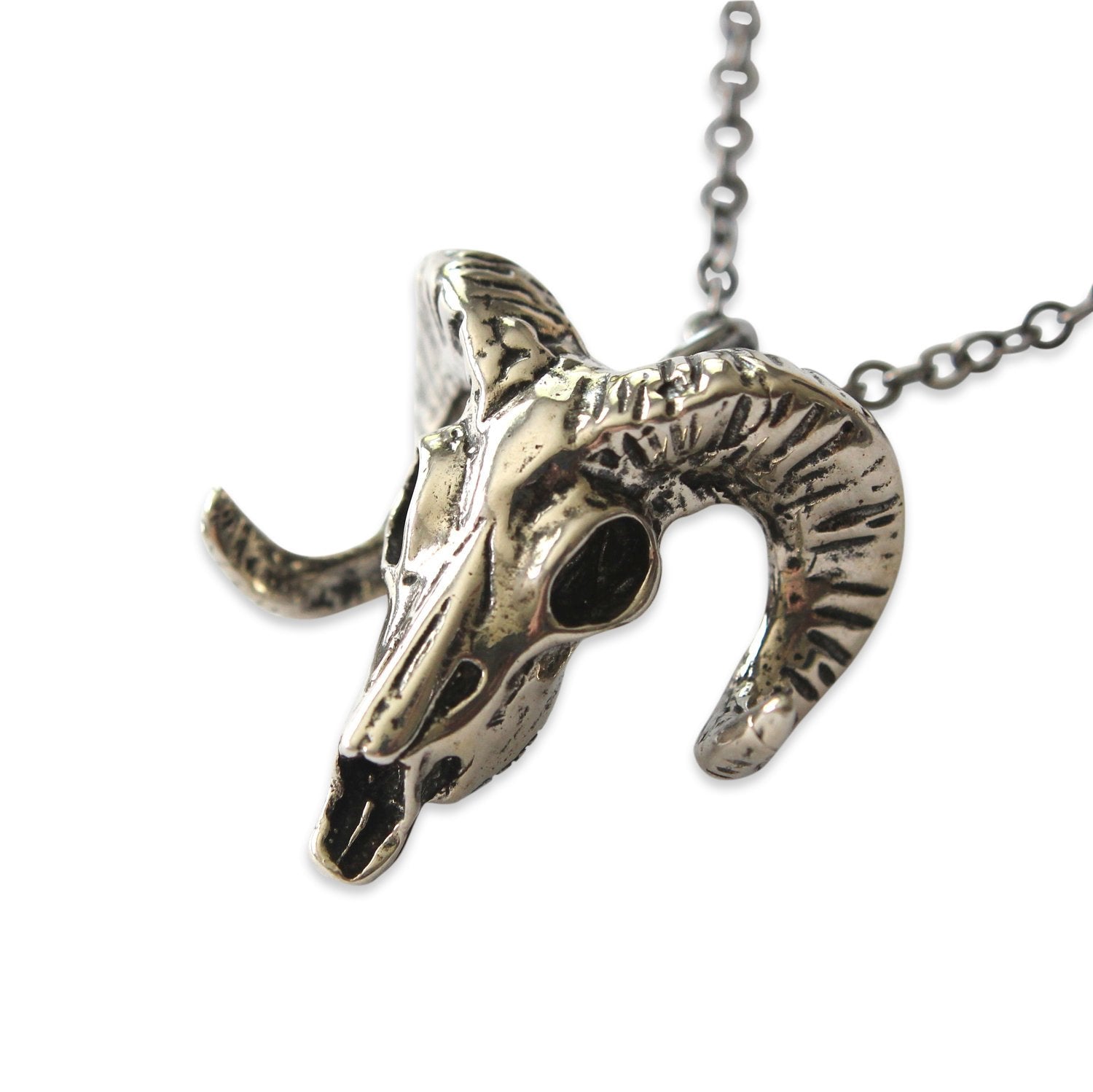 Ram Skull Necklace
