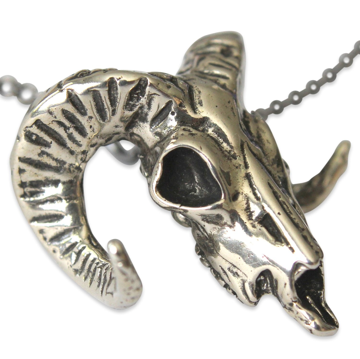 Ram Skull Necklace
