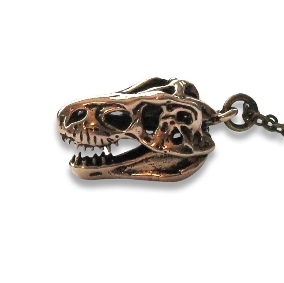 3D T-Rex Skull Necklace