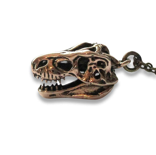 3D T-Rex Skull Necklace