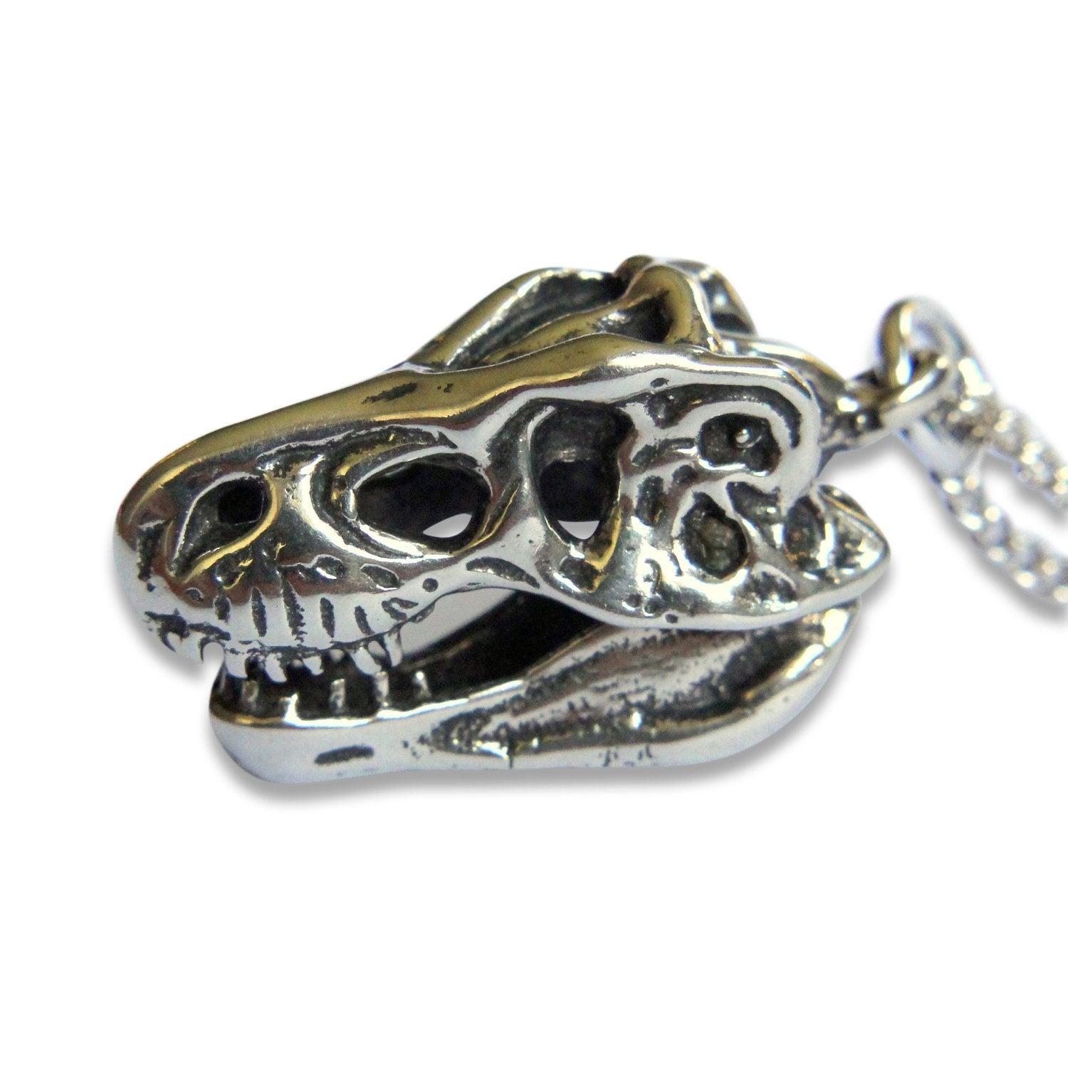 3D T-Rex Skull Necklace