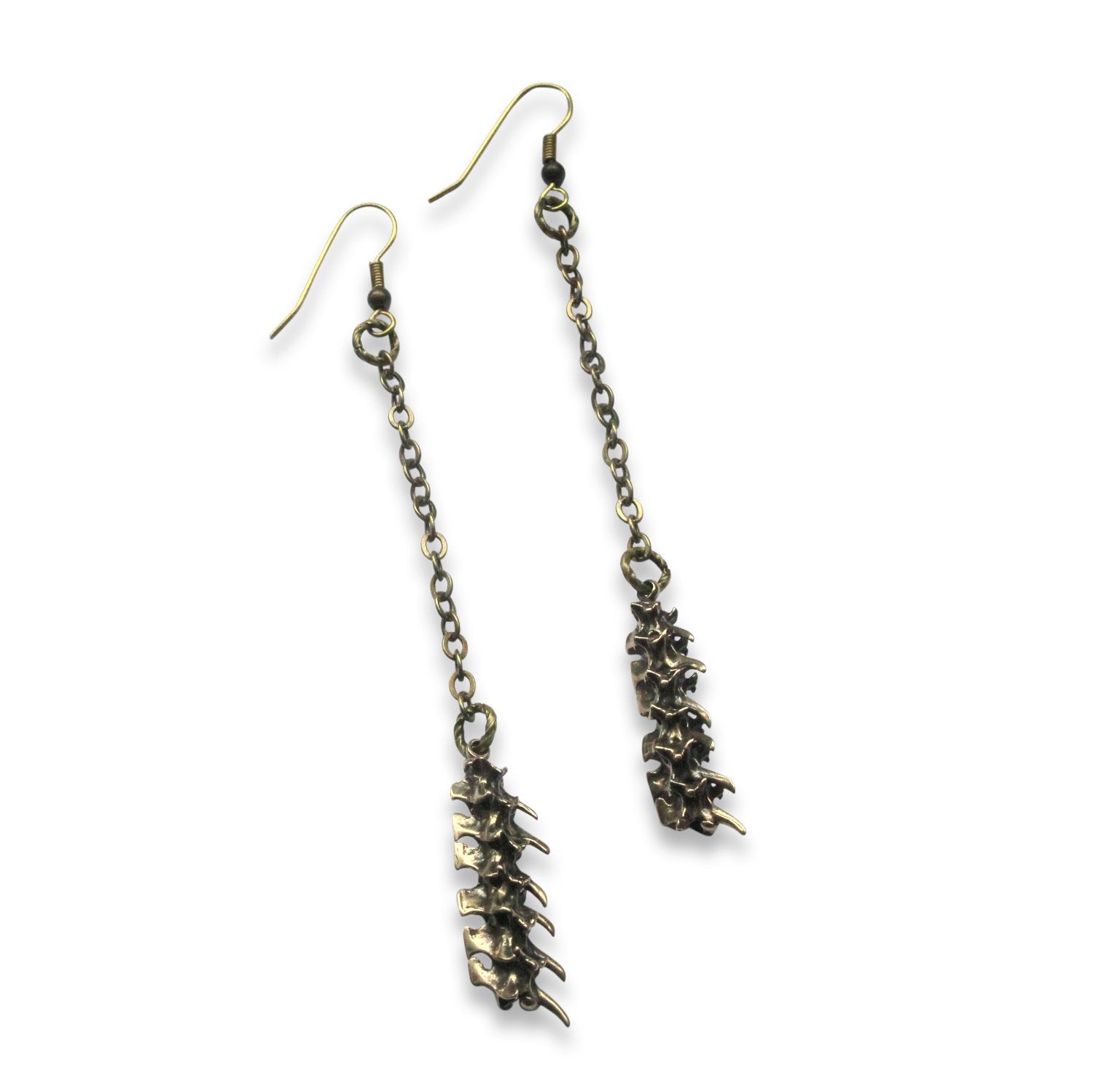 Snake Vertebrae Earrings - Primal Elegance - Moon Raven Designs