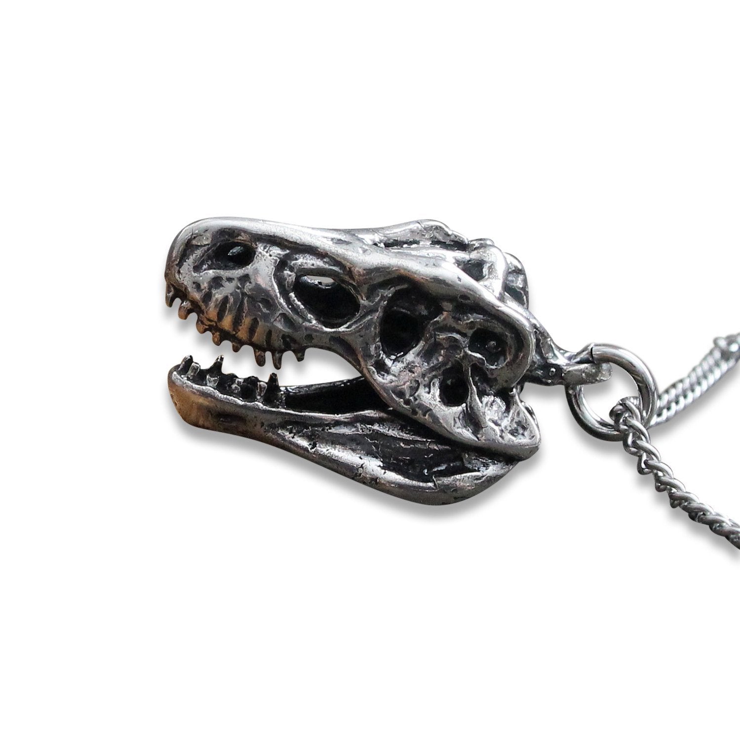 3D T-Rex Skull Necklace