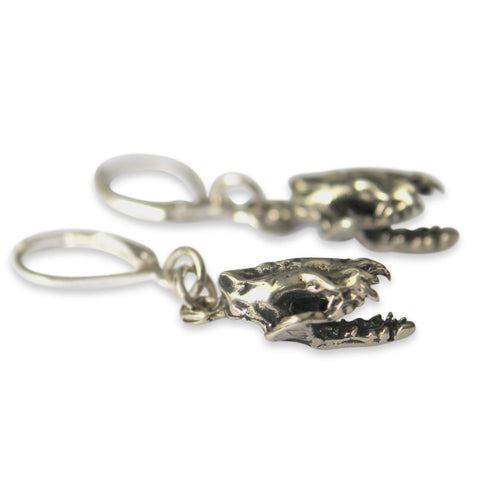 Bat Skull Earrings