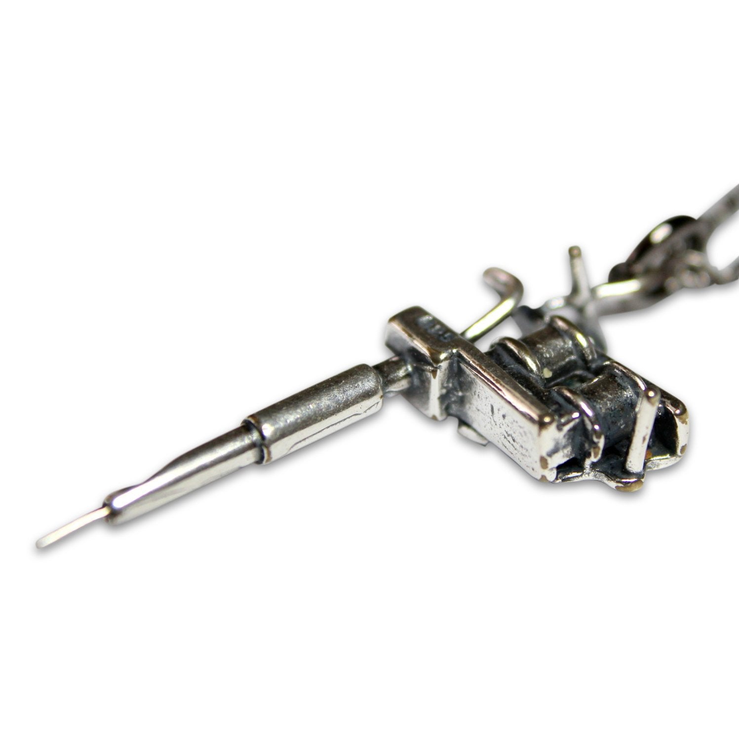Tattoo Gun Necklace